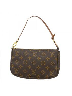 Louis Vuitton Pouch Monogram Pochette Brown